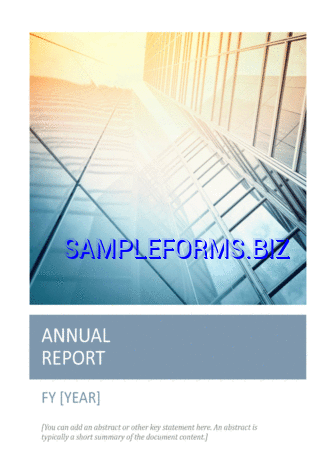 Annual Report Template 1 dotx pdf free